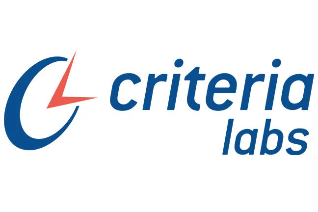 Criteria Labs Logo-The letter "C" with a red "L" inside the circle and "Criteria Labs" text